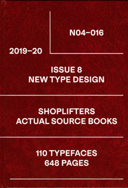 Shoplifters Issue 8: New Type Design (Revised and Expanded) - Frab's Magazines & More