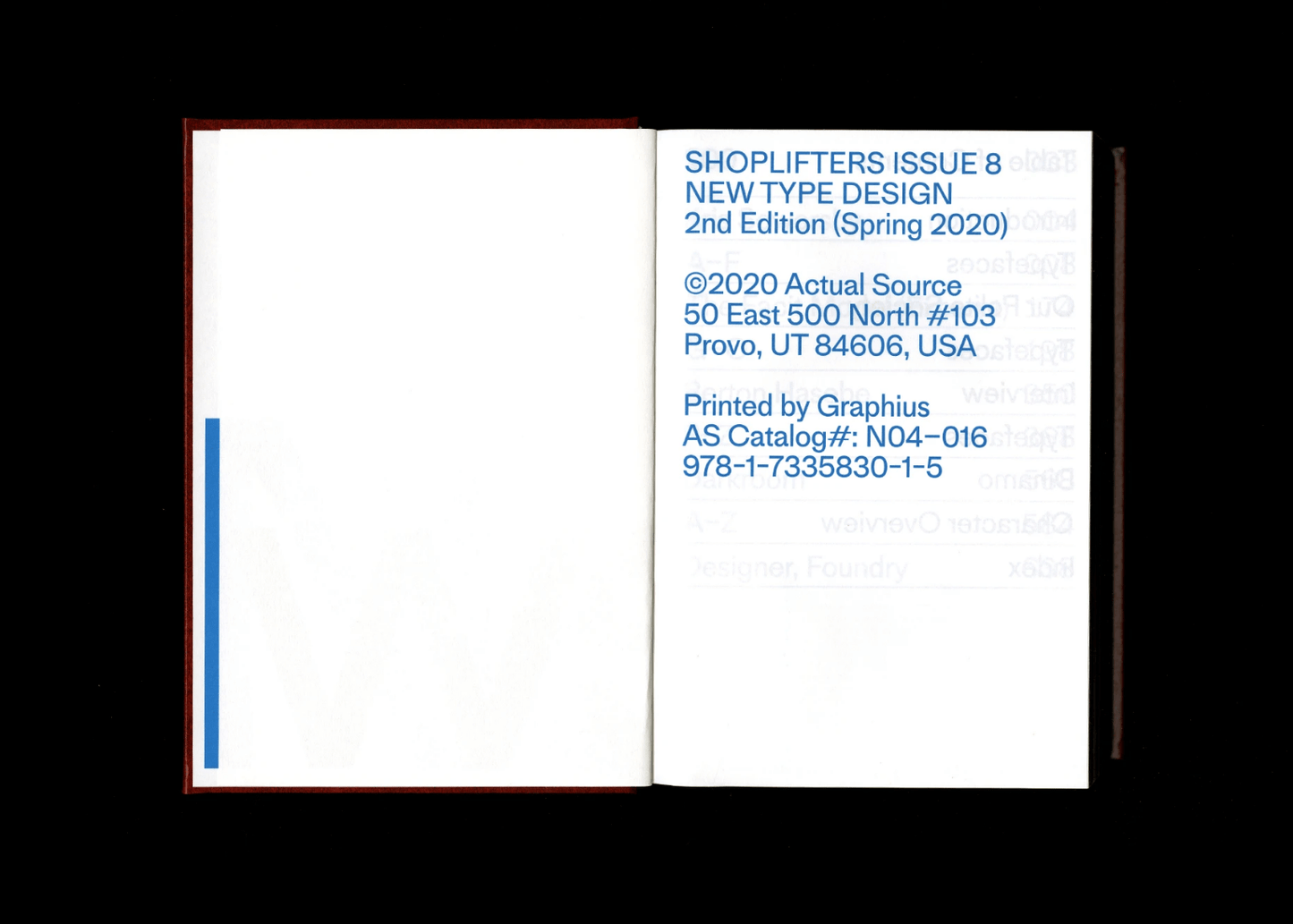 Shoplifters Issue 8: New Type Design (Revised and Expanded) - Frab's Magazines & More