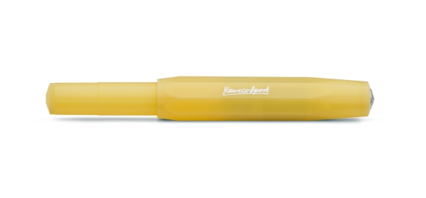 Penna stilografica Kaweco FROSTED SPORT gialla