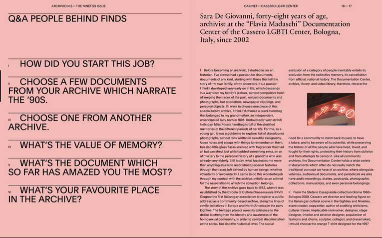Archivio N. 5 - The nineties issue - Frab's Magazines & More