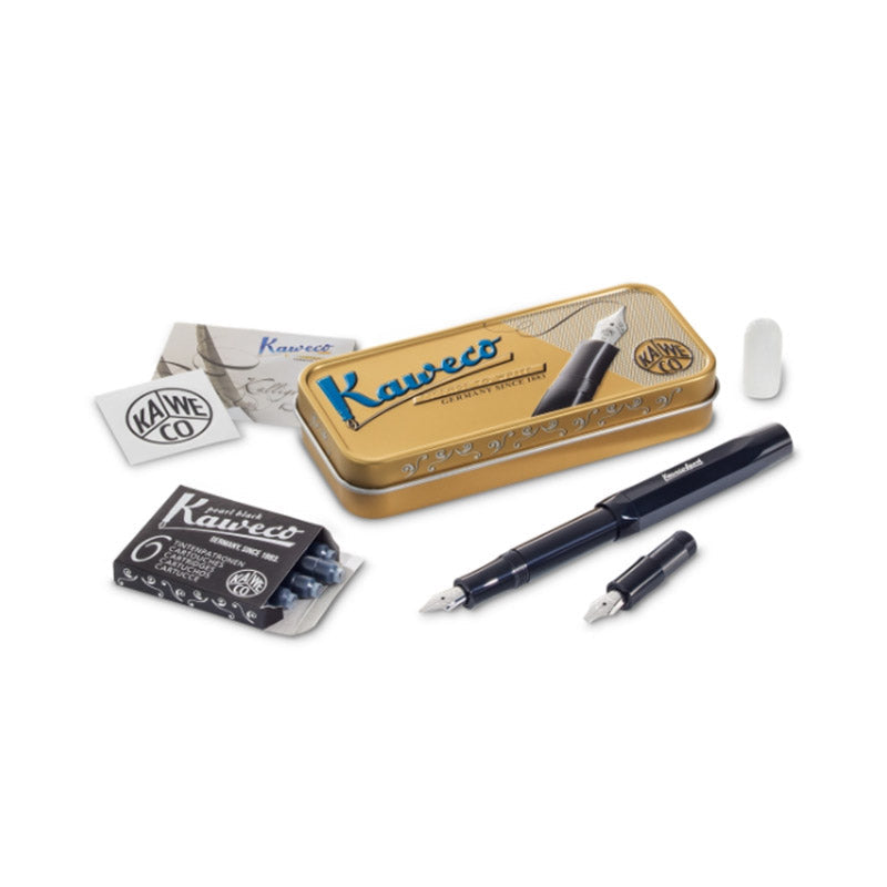 Set Penna stilografica Kaweco CLASSIC SPORT nera