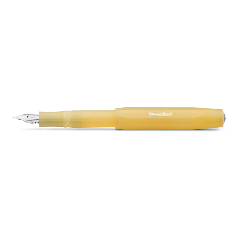 Penna stilografica Kaweco FROSTED SPORT gialla