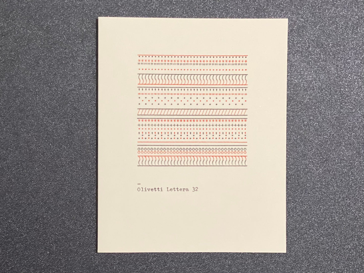The Olivetti Pattern Series Notecards
