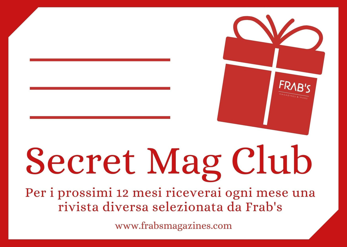 Secret Mag Club in REGALO