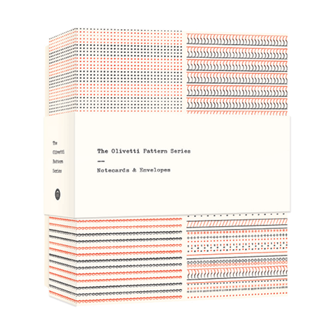 The Olivetti Pattern Series Notecards